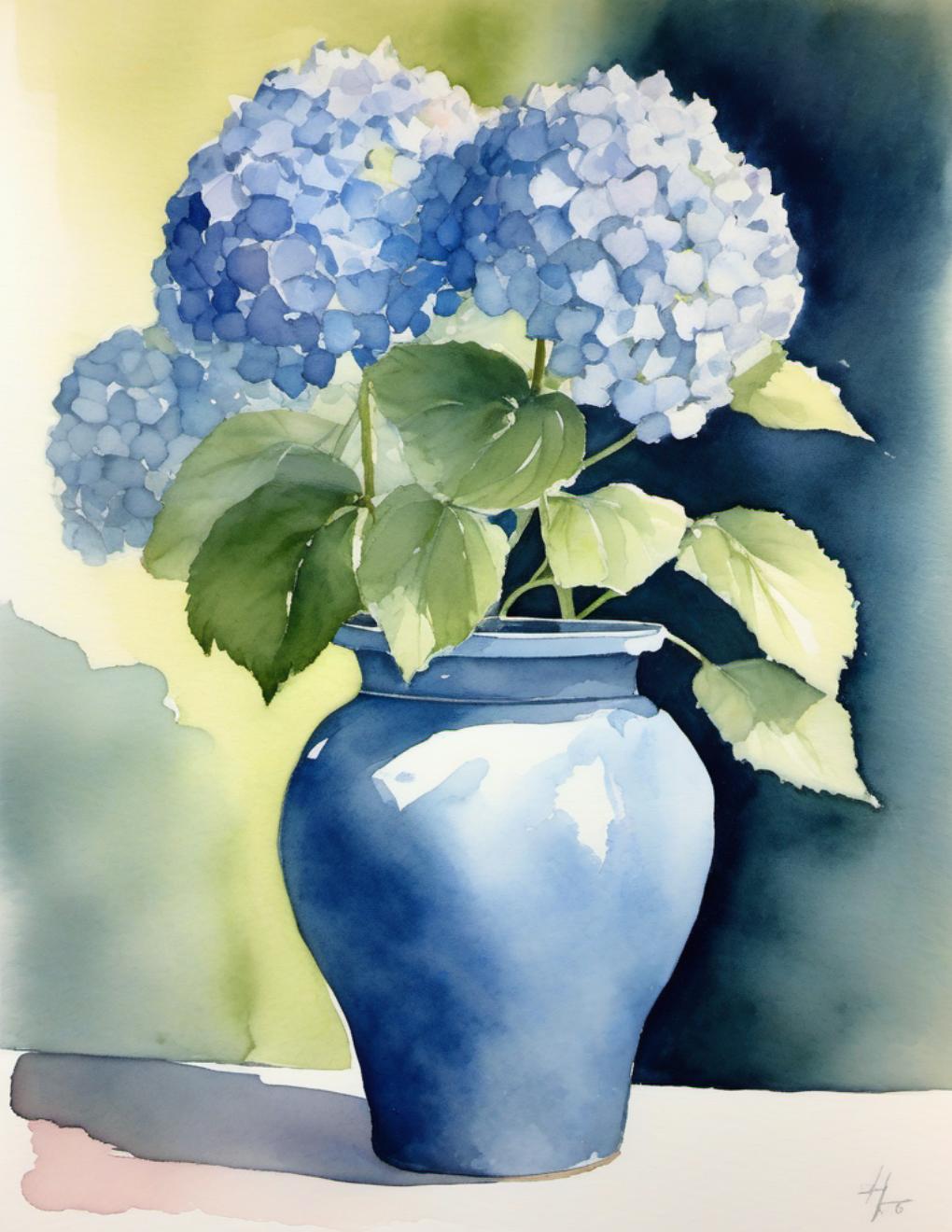 Actual inside page from Flowers & Leaves watercolor book